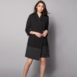 Grayes Wool Blazer Dress w/ Flare - Size 4 US